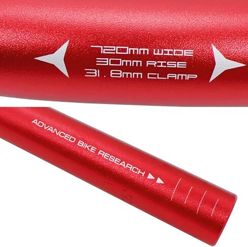 Mountain Bike Riser Handlebar, Aluminum Alloy MTB Handlebar, 31.8mm Diameter, 720mm Wide Bicycle Bar (25° Riser 720mm) in Kuwait