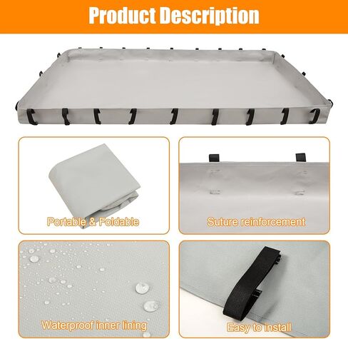 TUYUU مقاوم للماء قفص خنزير غينيا أسفل قماش القنب لشبكات C & C الموائل، 36 "* 24" قاعدة بطانة قفص خنزير غينيا للماء للأرانب الهامستر القنافذ النمس الحيوانات الأليفة الصغيرة in Kuwait