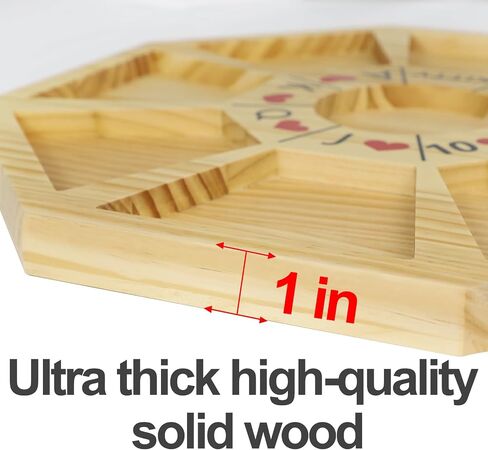 20 inches Michigan Rummy Game Deluxe Set Perfect Blend of A Royal Game of Hearts Rummy Poker Wooden Tripoley Board Game Betting Bluffing Game Classical Family Card Game for Adults 200 Chips… in Saudi Arabia