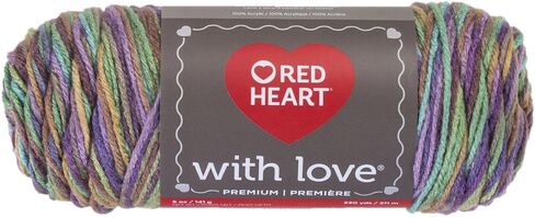Red Heart Love Yarn-Deep Blues, Multicolor in Saudi Arabia