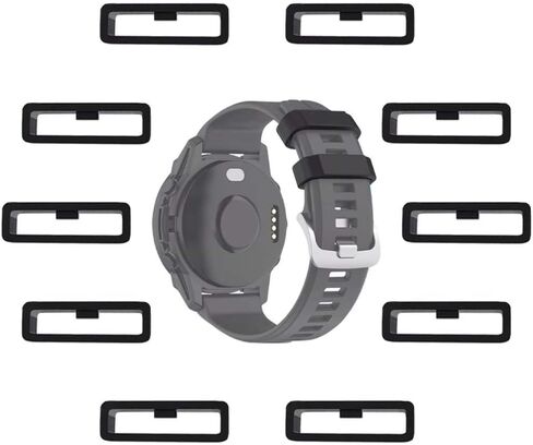 سدادة غبار لـ Garmin Fenix ​​7X/7/7S/6X/6/6S [10 قطع]، غطاء سيليكون مضاد للغبار Garmin 965/955/945/935/265/255/245/55/45، واقي منفذ الشاحن لـ Garmin Venu 2/ فيفو أكتيف 3/4/ غطاء غبار غريزي in Kuwait