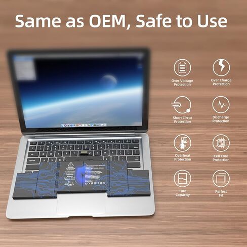 استبدال بطارية A1398، بطارية A1417 لجهاز MacBook Pro 15 بوصة أوائل عام 2013 منتصف عام 2012، إصدار Mac A1398 EMC 2673 2512 معرف الطراز: MacBookPro10,1 السعة 10.95 فولت 95 وات في الساعة 8460 مللي أمبير في الساعة in Saudi Arabia