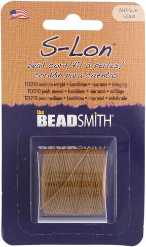 سلك حبة Beadsmith S-Lon-سلك نايلون ملتوية. in Saudi Arabia