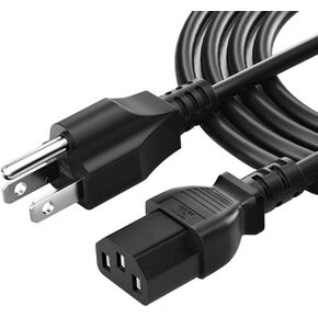 3 Prong 4FT Amplifier Power Cord Compatible with ION Speaker, ION Pathfinder 4 280, Guitar Amp, Block Rocker, Vox, Fender Amp, Marshall, Monster Mackie DJ Rockville QSC Speaker Power Cable