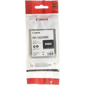 Canon 0894B001AA OEM Ink - (PFI-102MBK) iPF 500 600 605 610 700 710 720 750 755 Matte Black Ink Tank