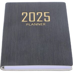 2025 مخطط ، تقويم مخطط شهري 2025 دفتر الملاحظات 2025 أسبوعي الجيب التقويم الأسبوعي جدول أعمال الجدول الزمني لبرنامج Notepad Agenda Notepad لمكتب Scool الأسود المنزلي