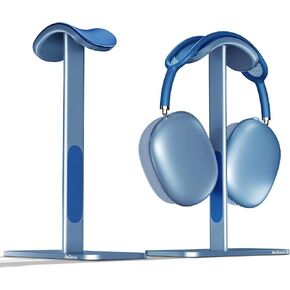 حامل سماعة رأس MaGrnce لأجهزة Airpods Max مع حامل سماعة رأس من الألومنيوم لوضع السكون مع قاعدة مضادة للانزلاق ووسادة جلدية واقية للمنزل/غرفة الألعاب/متجر تخزين/عرض سماعات الرأس (رمادي داكن) in Kuwait