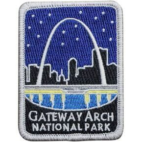 Gateway Arch National Park Patch - St. Louis ، Missouri ، Mo Badge 3 "(Iron On)