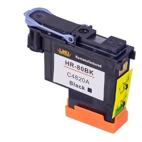 1PK HR80 Printhead C4820A with Black Color Compatible with New Updated Chips fit for HP DesignJet 1050c 1050c Plus 1055C 1055cm 1055cm Plus (1BK)-US