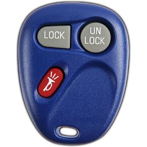 2 استبدال KeylessOption 3 أزرار التحكم عن بعد للدخول بدون مفتاح فوب - أحمر