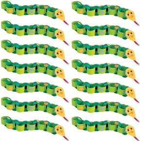 Snake DIY Paper Chain Craft Kit | Green | 4 Pcs