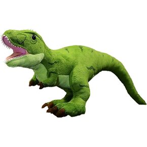 المحاكاة Tyrannosaurus Rex Plush Toy ، 19 بوصة واقعية Tyrannosaurus rex محشو الديناصورات القطعة