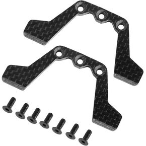 Down Stop Droop Plate متوافق مع Tamiya TT02 ترقية TT-02 RC Truck Car Car Carbon Tatt-033 Tatt-S04 جزء (أسود)
