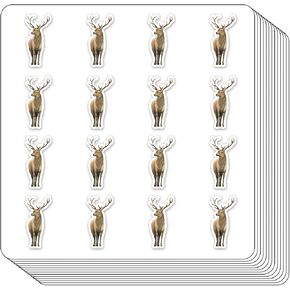 Deer Buck Planner Stickers, 0.5in Reminder Scrapbooking Kids DIY Calendar Crafting 208-Pack