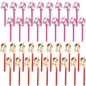 36 pcs 40 بوصة قابلة للنفخ حصان الجزء الأكبر تفجير البالون رعاة البقر الحصان عصا البالون لعيد ميلاد البليار