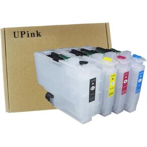 UPINK LC406 LC406XL HIWE HILD خراطيش حبر قابلة لإعادة التعبئة متوافقة مع Brother MFC-J4335DW J4345DW J4535DW J5855DW J5955DW J6555DW J6955DW PRINTER