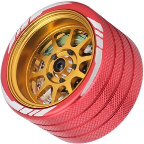 Metal Remote Control Handwheel, Aluminum Alloy RC Hand Wheel for SANWA for NB4 for RC Car (Type D)