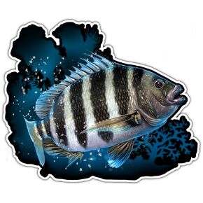 Stingray Sticker Fishing Sticker Fishing Ocean Sea Life Car Bumper Fish Vinyl Fish Sticker Decal for Vehicles Boats Laptops Windows Skateboards and Luggage Stickers for Men and Women 5"X3.5" sr57