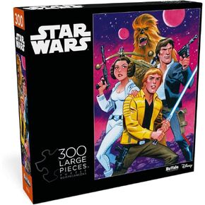 Buffalo Games - Star Wars - الأفضل في Galaxy - أحجية بانوراما 300 قطعة للبالغين - اللغز الذي يثقل بخصوصية ليالي اللعبة - الحجم النهائي هو 21.25 × 15.00