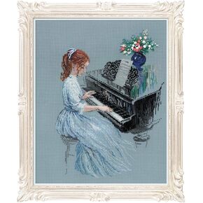 RIOLIS - Adagio 100/056, Cross Stitch Kits 15,75" x 19,69", Cross Stitch Kits for Beginners & Advanced, Crossstitching Kit Adult, Embroidery Counted Stitching Kit