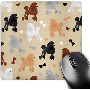 3drose mouse pad oodles من القلطي معاطف معاطف نمط تان - 8 × 8 بوصات (MP_335138_1)