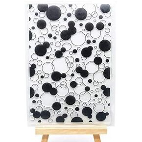 Welcome to Joyful 1pcs Circle Round Background Clear Stamp for Card Making Decoration and Scrapbooking 11x15cm