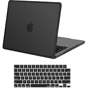 MOSISO Compatible with MacBook Air 13 inch Case 2025-2022 M4 A3240 M3 A3113 M2 A2681, Soft TPU Frame Bumper Anti-Cracking Hard Shell&Keyboard Cover for MacBook Air 13.6 inch Case, Midnight Blue
