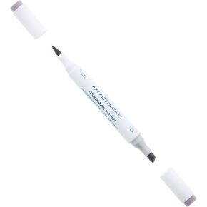 Art Alternatives Illustration Marker, Warm Gray 5 W5 - Dual Tip Brush + Chisel - Alcohol Marker - Illustration, drawing, manga, coloring