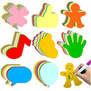 180 PCS Balloons Clutouts 6 بوصة أبعاد أبعاد القطع المتنوعة لخفض اليد للدرس للصف الدراسي ديكور لوحات الناس