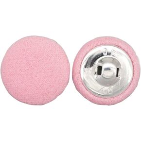 10PC Cashmere Wool Fabric Covered Dome Metal Loop Buttons Coat Sweater DIY 20MM Royal Blue