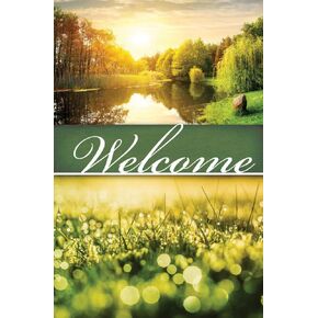 Church Bulletin 8.5" x 11" - Summer Welcome - Full Color - Pack of 100