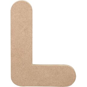 JoePaul's Crafts Bubbly Wooden Letters - 6" - I - Premium Unfinished Wood Letters for Wall Decor (6 inch, Letter I)