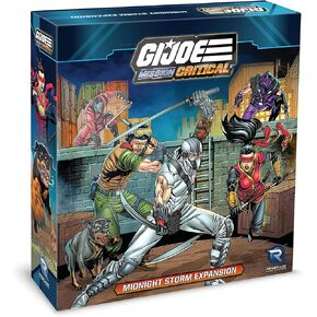 Renegade Games Studios: G.I. Joe Mission Critical: Midnight Storm Expansion - RPG Cooperative Ministures Boardgame ، New Heroes ، Boss & More ، Ages 14+ ، 2-5 Player