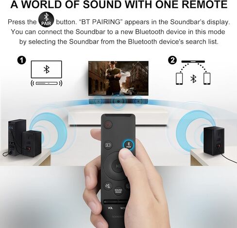 انجوركس جهاز تحكم عن بعد عالمي لتلفزيون سامسونج، جميع موديلات تلفزيون سامسونج LCD LED HDTV ثلاثية الابعاد in Kuwait