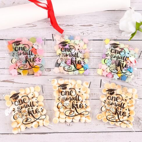 FOIMAS Halloween Cellophane Treat Bags,120pcs Halloween Cello Candy Treat Bags with Twisted Ties for Trick Or Treat Halloween Party Favor Supply in Kuwait
