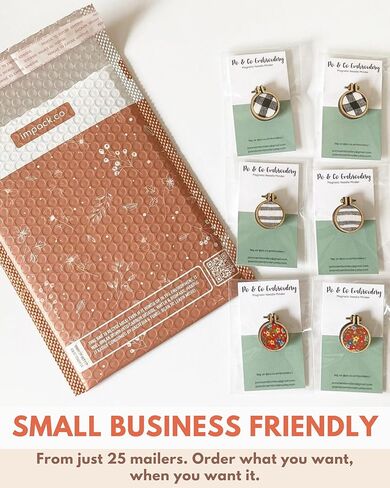 رسائل بريدية قابلة للتحلل البيولوجي من إمباك - 25 حزمة مقاس 10 × 33 سم - مظاريف شحن ذاتية الغلق ومضادة للتلاعب للشركات الصغيرة - حقائب بريدية مقاومة للماء - مقاومة للتمزق والثقب - حجر رملي مرصع بالنجوم in Kuwait