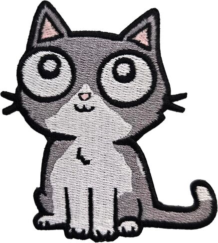 Gray Cat Patch - Hook and Loop Tactical Morale Patch in Saudi Arabia