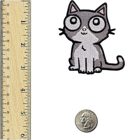Gray Cat Patch - Hook and Loop Tactical Morale Patch in Saudi Arabia