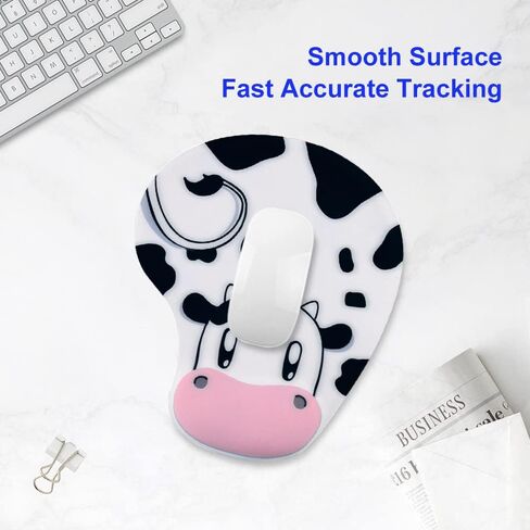 Mouse Pad with Wrist Support Rest Ergonomic Gel Mousepad with Memory Foam Pain Relief Mousepad Comfortable Computer Mouse Mat for Laptop,Office & Home in Saudi Arabia