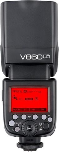 كاميرا مضيئة مضيئة V860II-N i-TTL 2.4G مزامنة عالية السرعة 1/8000s GN60 بطارية ليثيوم أيون مع جهاز إرسال X1T-N اللاسلكي متوافق مع كاميرات نيكون دي اس ال ار و 15 × 17 سم ضوء USB in Kuwait