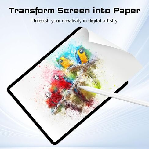 FOJOJO [2 PACK] Paper Screen Protector for iPad Pro 11 inch 2022(2021, 2020, 2018),iPad Air 5 (2022), iPad Air 4 (2020) 10.9 inch, Anti Glare Fingerprint Proof Matte PET Film for Writing & Drawing in Kuwait