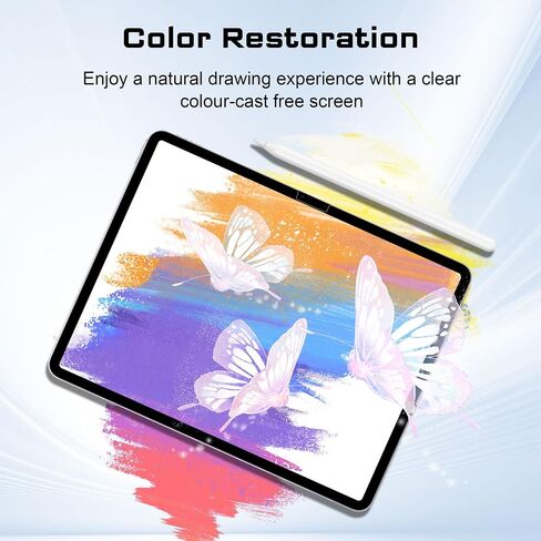 FOJOJO [2 PACK] Paper Screen Protector for iPad Pro 11 inch 2022(2021, 2020, 2018),iPad Air 5 (2022), iPad Air 4 (2020) 10.9 inch, Anti Glare Fingerprint Proof Matte PET Film for Writing & Drawing in Kuwait