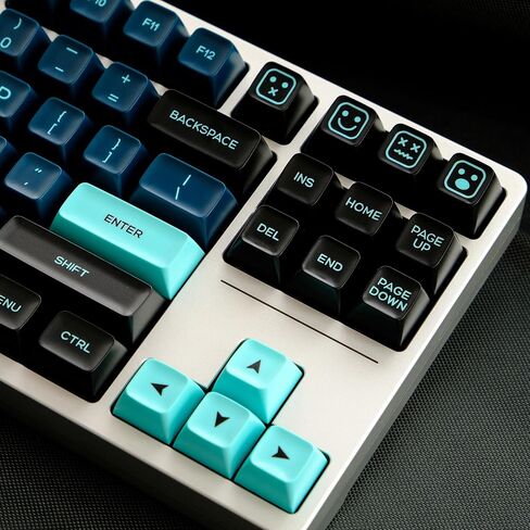 PBT Keycaps - مجموعة Candy Keycap Set Double Shot PBT Keycaps RSA Profile 160 مفتاحًا مجموعة أغطية مفاتيح مخصصة لأغطية مفاتيح لوحة المفاتيح الميكانيكية in Kuwait