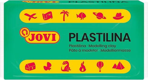 Jovi Plastilina Reusable & Non-Drying Modeling Clay; 1.75 Oz. Bars, Set of 30, Brown, Perfect for Arts & Crafts Projects in Kuwait