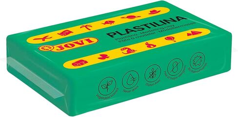 Jovi Plastilina Reusable & Non-Drying Modeling Clay; 1.75 Oz. Bars, Set of 30, Brown, Perfect for Arts & Crafts Projects in Kuwait