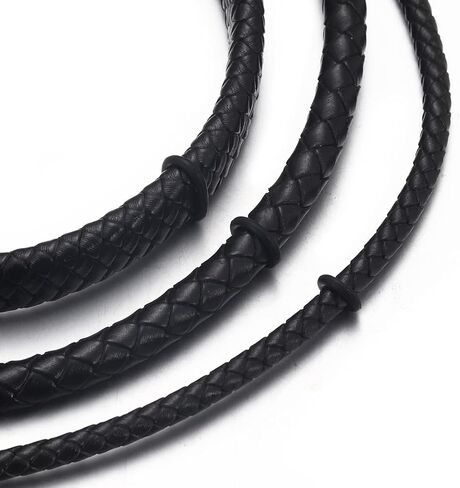 200pcs Elastic Rubber O-Ring Positioning Beads Charms for Leather Bracelet Making Silicone Assortment Washer Gasket Sealing Ring Findings Accessories (Hole Size 8mm, Black) in Saudi Arabia