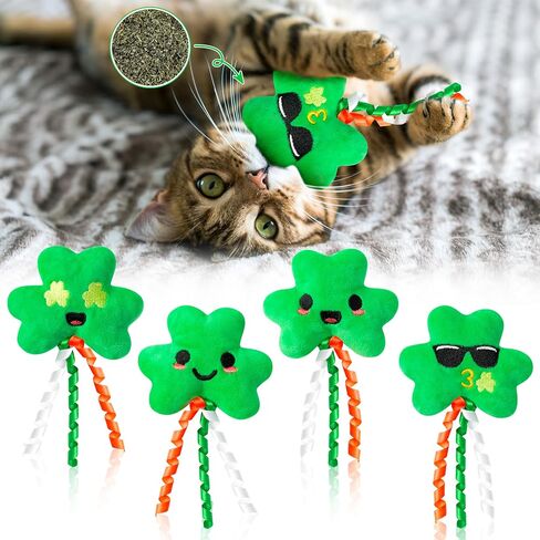 MALLMALL6 Catnip Toys for Cat - 5Pcs Chocolate Truffles Valentine’s Day Catmint Interactive Cat Toy for Indoor Cats, Soft Plush Cat Supplies, Kitten Teething Chew Kick Toy Set, Pet Gifts for Cat Lover in Kuwait