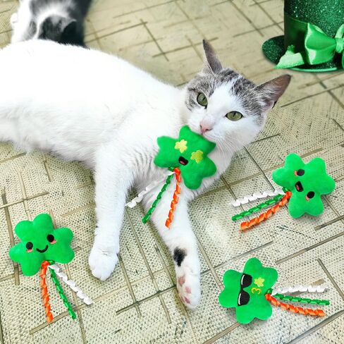 MALLMALL6 Catnip Toys for Cat - 5Pcs Chocolate Truffles Valentine’s Day Catmint Interactive Cat Toy for Indoor Cats, Soft Plush Cat Supplies, Kitten Teething Chew Kick Toy Set, Pet Gifts for Cat Lover in Kuwait