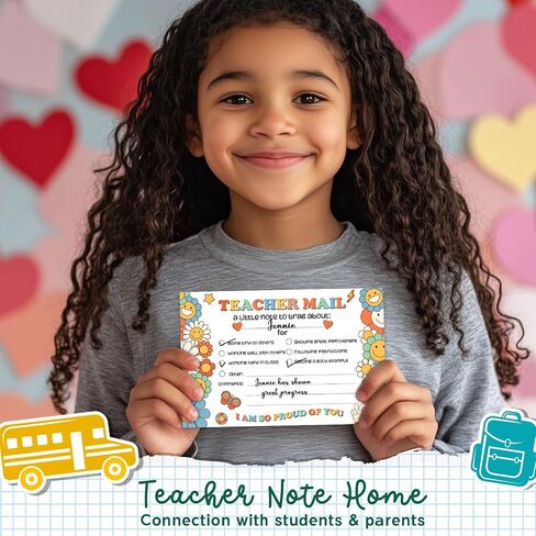 Happy Mail from Teacher to Students Incentive Cards, Teacher Mail for Elementary Classroom Rewards in Saudi Arabia