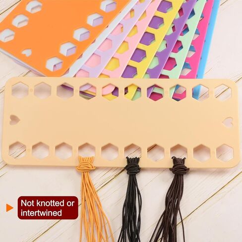 HARFINGTON 5pcs Embroidery Floss Organizer Cards 20 Positions PP Plastic 7.68" x 3.15" Cross Stitch Thread Holder for Sewing Needlework Thread Holder, Blue in Kuwait